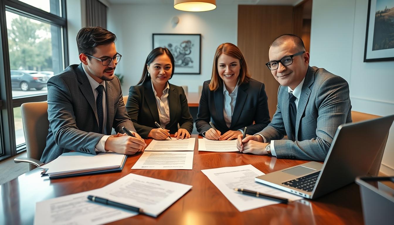 Real estate ownership transfer documents and closing confirmation